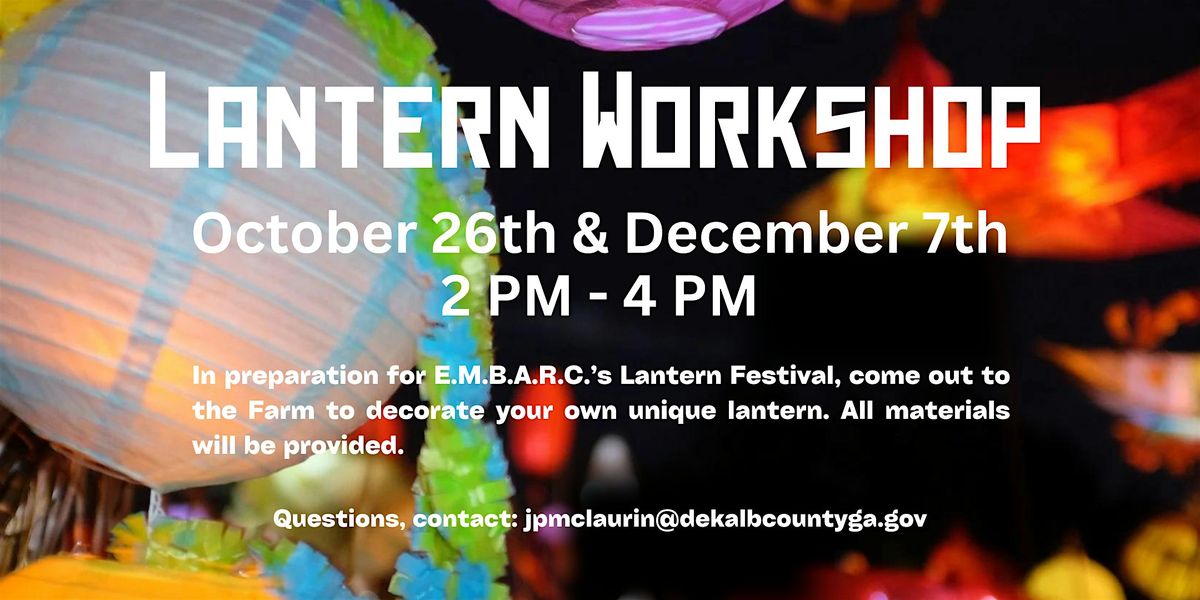 Lantern Making Workshop