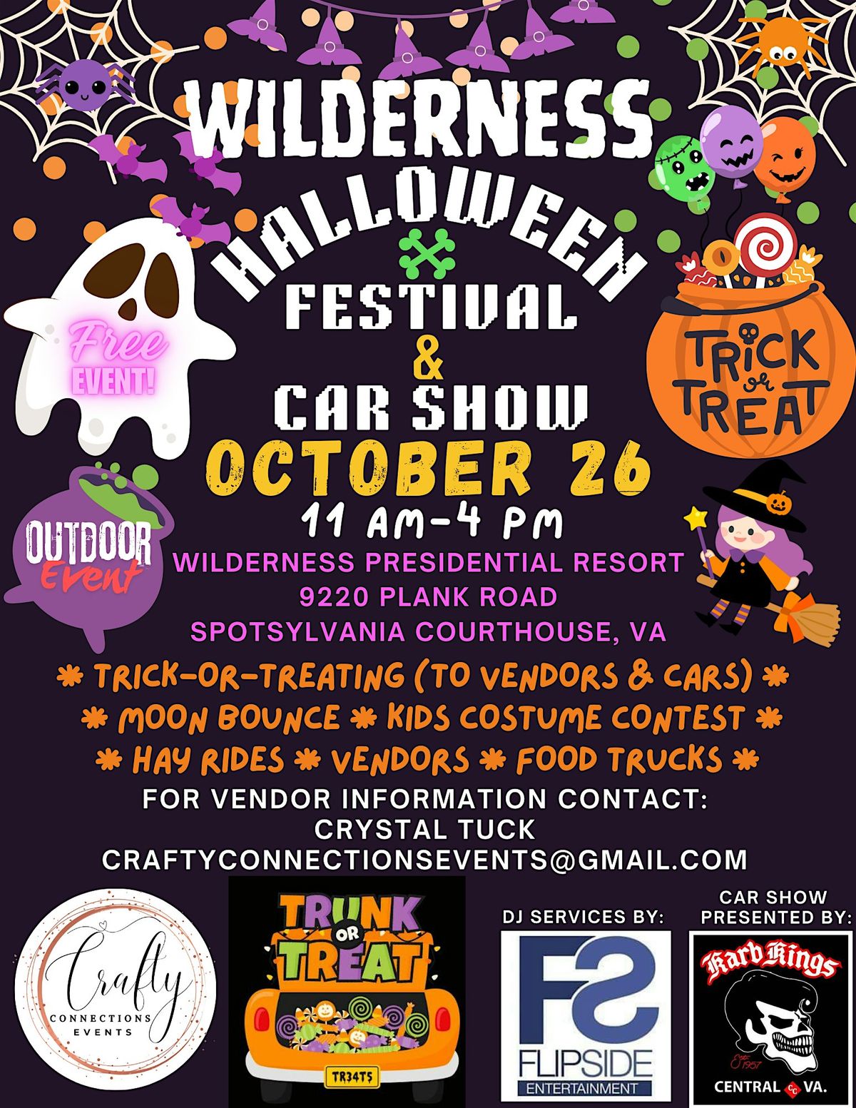 Wilderness Halloween Festival & Car Show