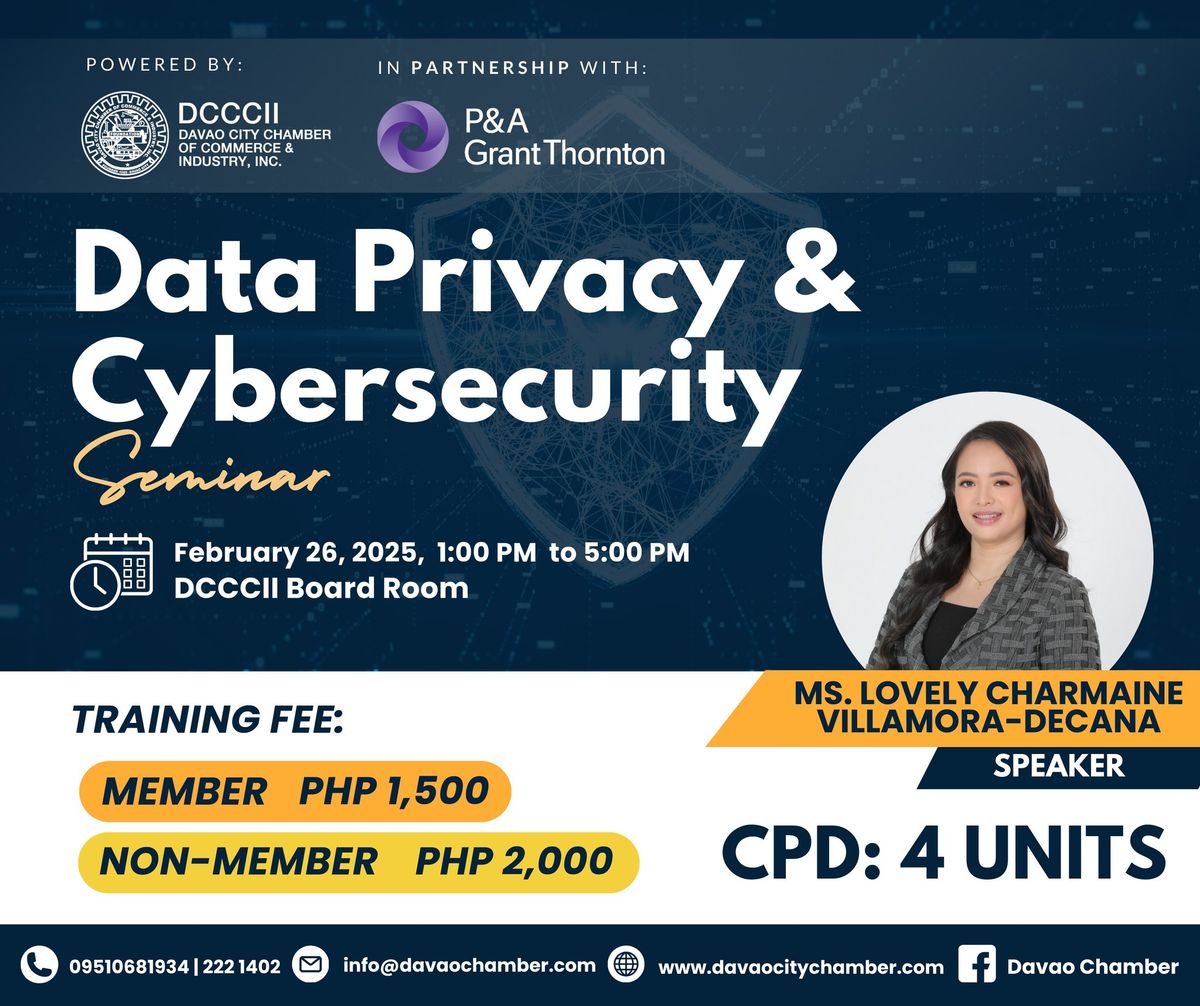 Data Privacy & Cybersecurity Seminar