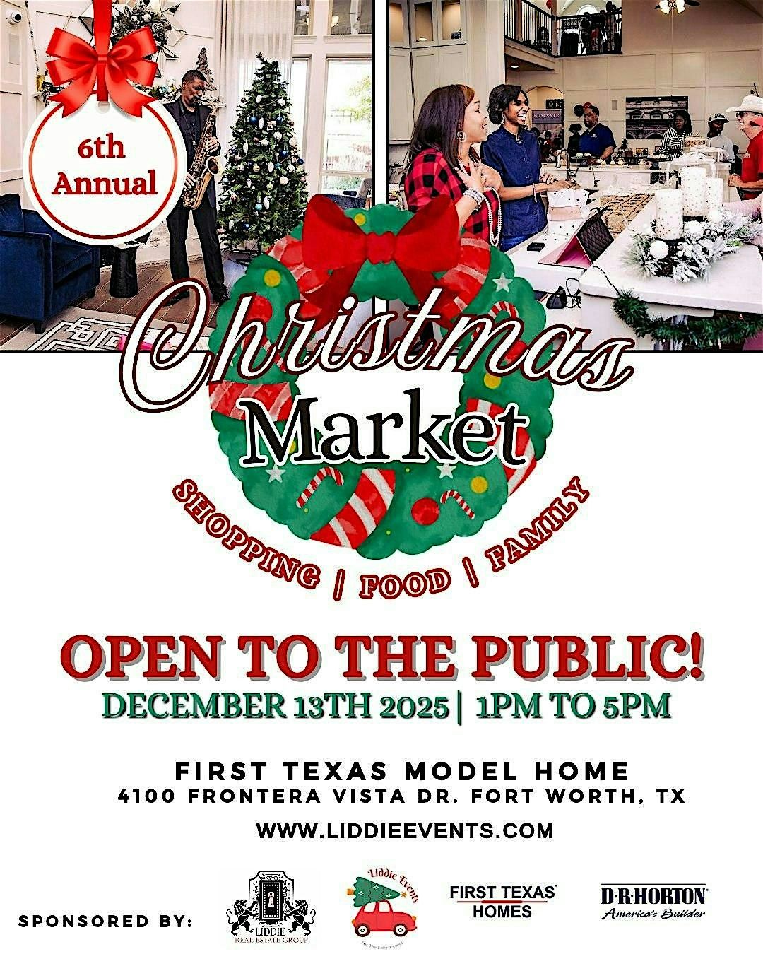 6th Annual Christmas Market - Liddie Events