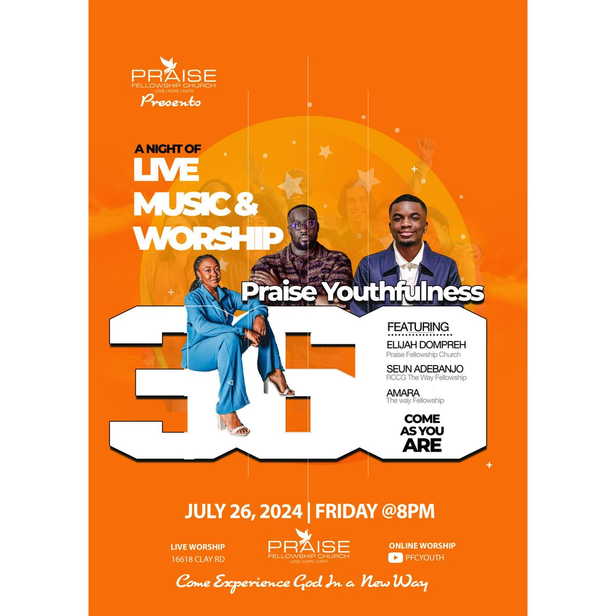 YOUTHFULNESS 360: NIGHT OF LIVE MUSIC & WORSHIP