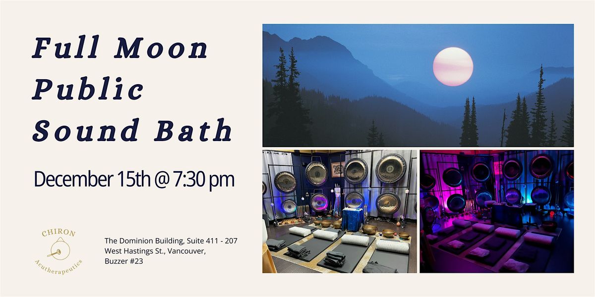 December Full Moon Sound Bath