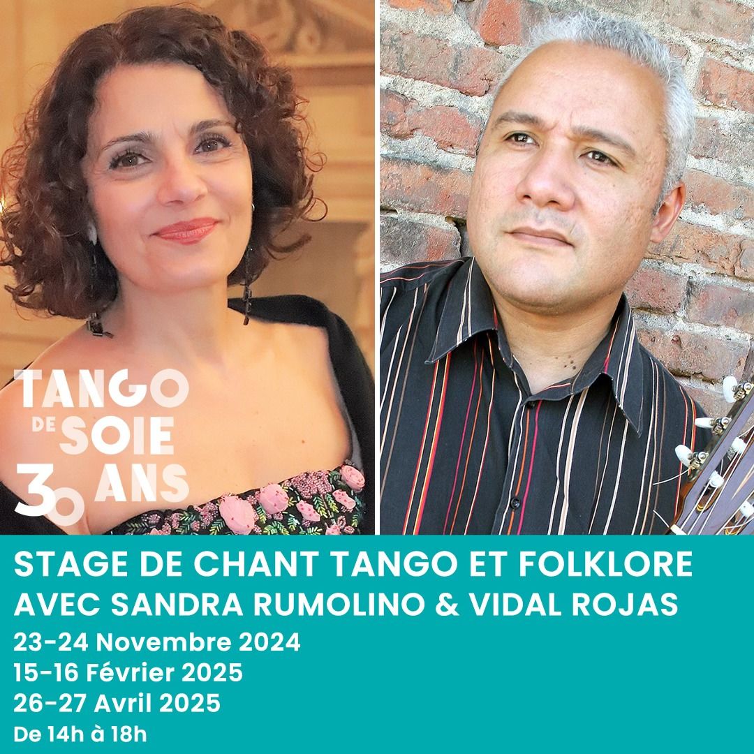 Stage de chant: tango & folklore avec Sandra Rumolino et Vidal Rojas