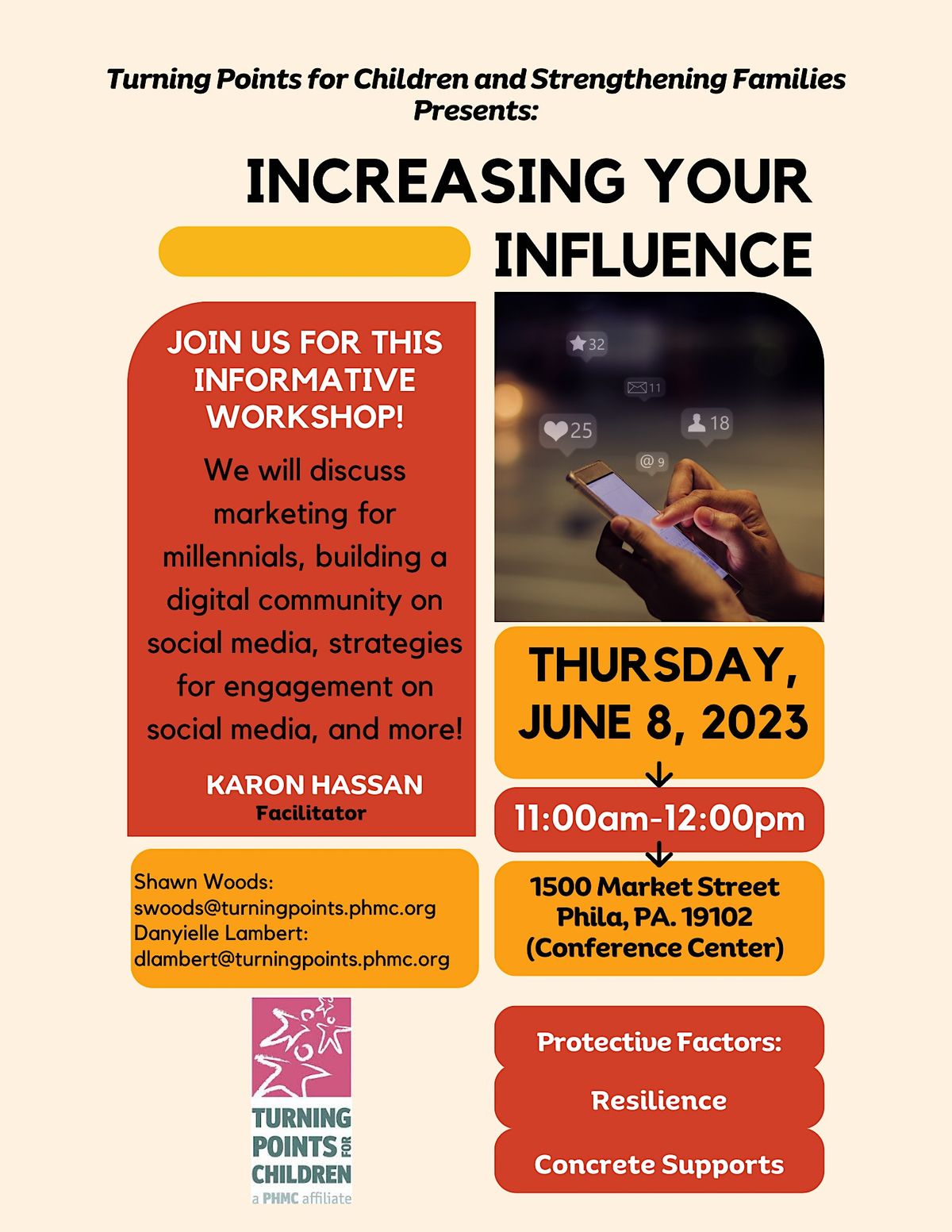 Increasing Your Influence: Marketing Workshop