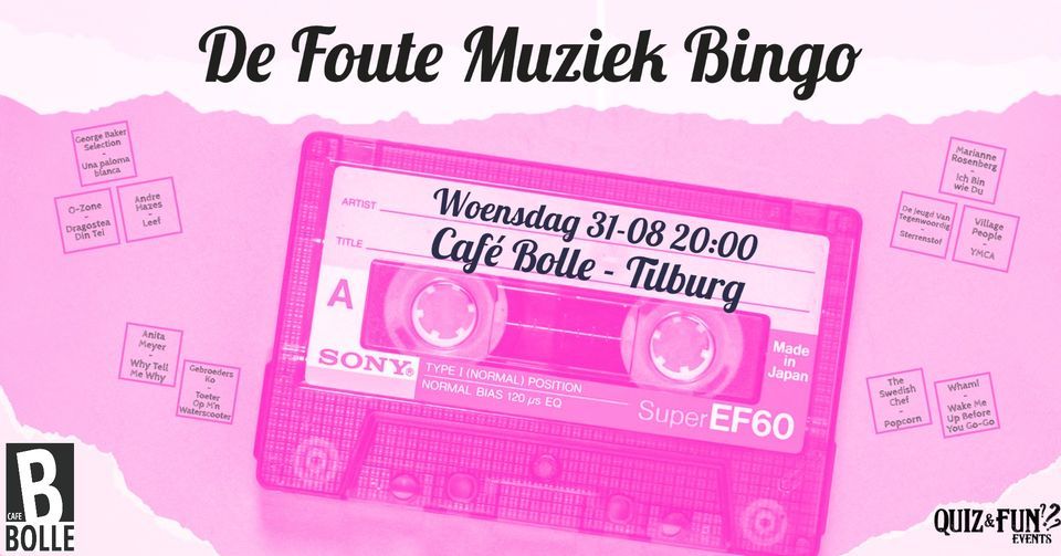 De Foute Muziek Bingo | Tilburg (extra editie)