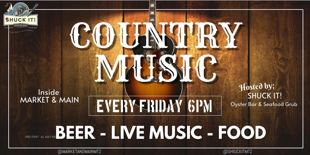 LIVE COUNTRY MUSIC AT MARKET & MAIN! FREE EVENT