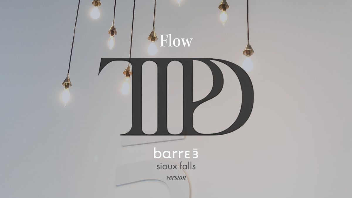 barre3 flow (TTPD version)