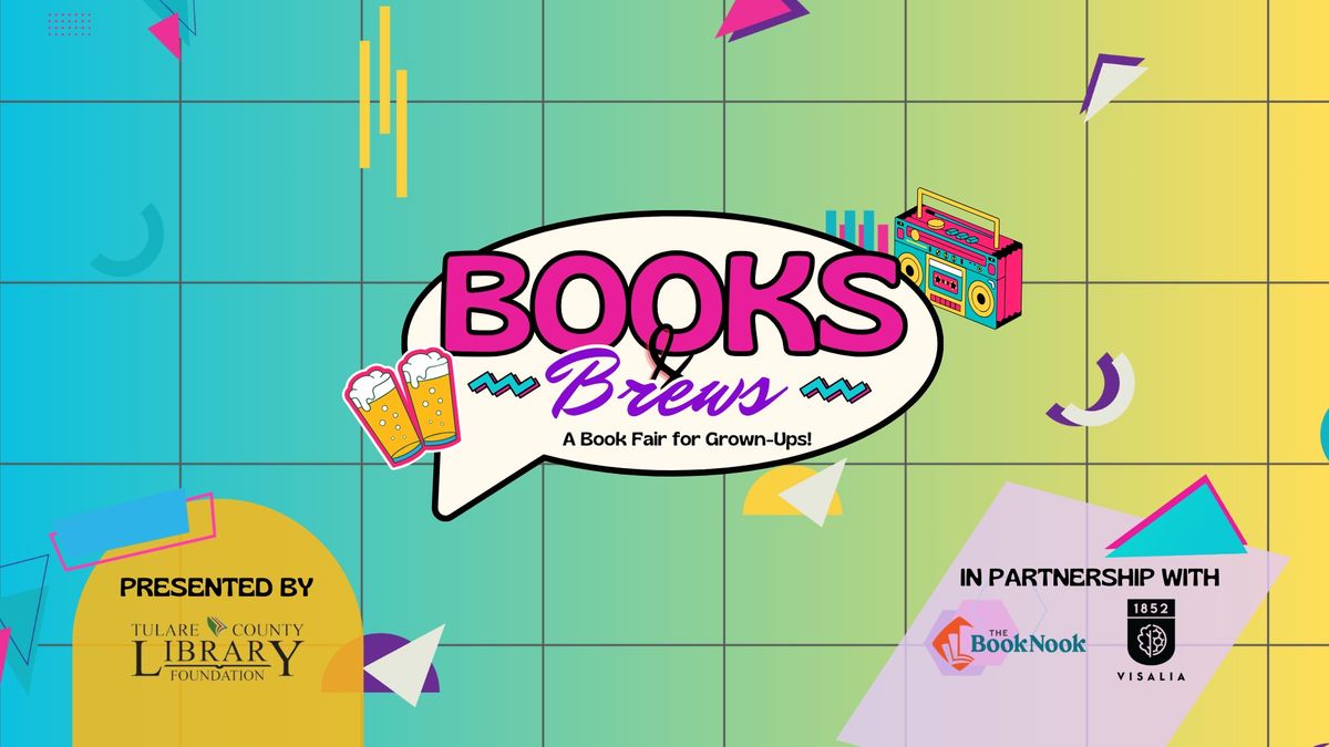 Books & Brews - A Book Fair for Grown Ups!
