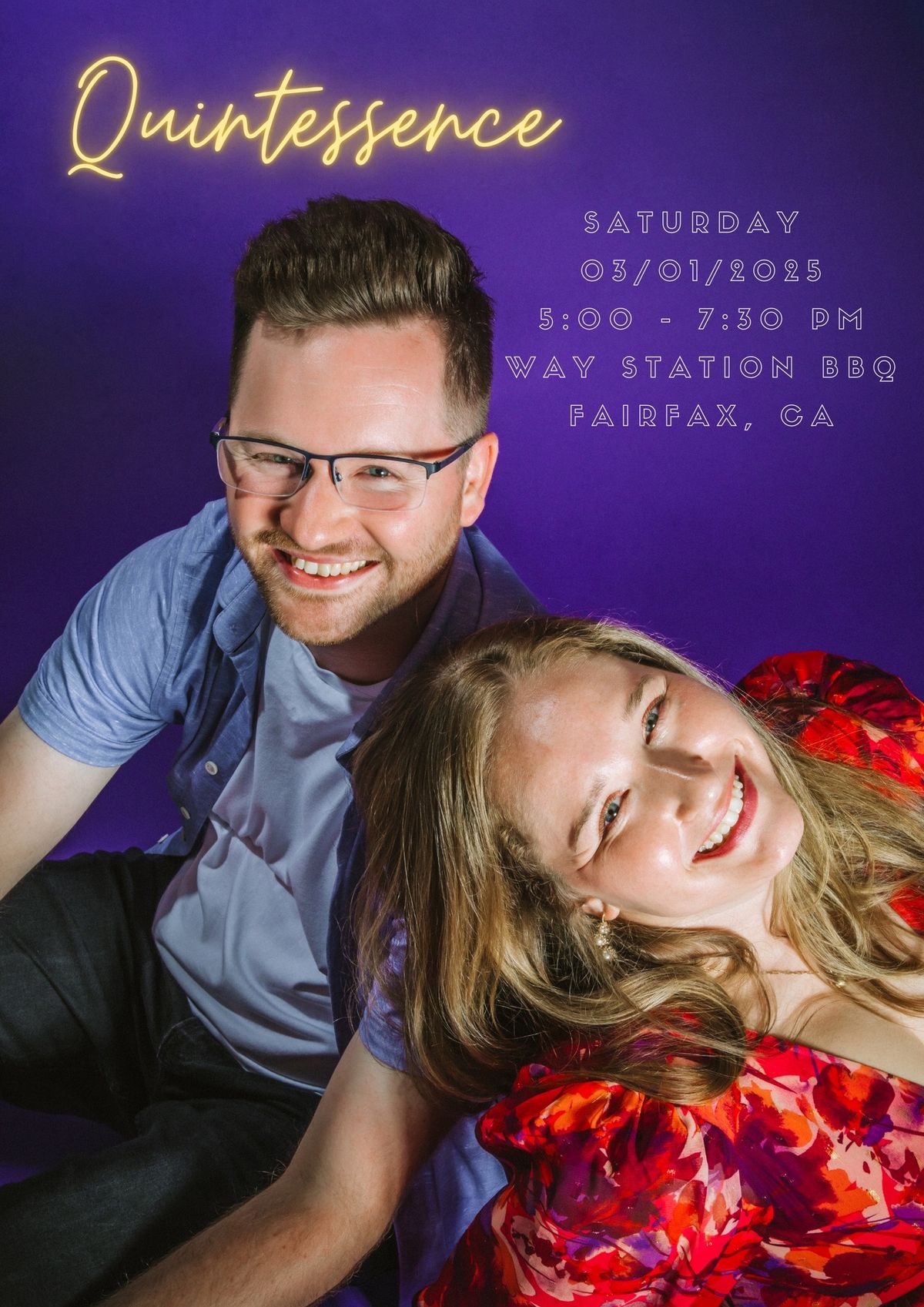 Quintessence Music Duo at Way Station BBQ