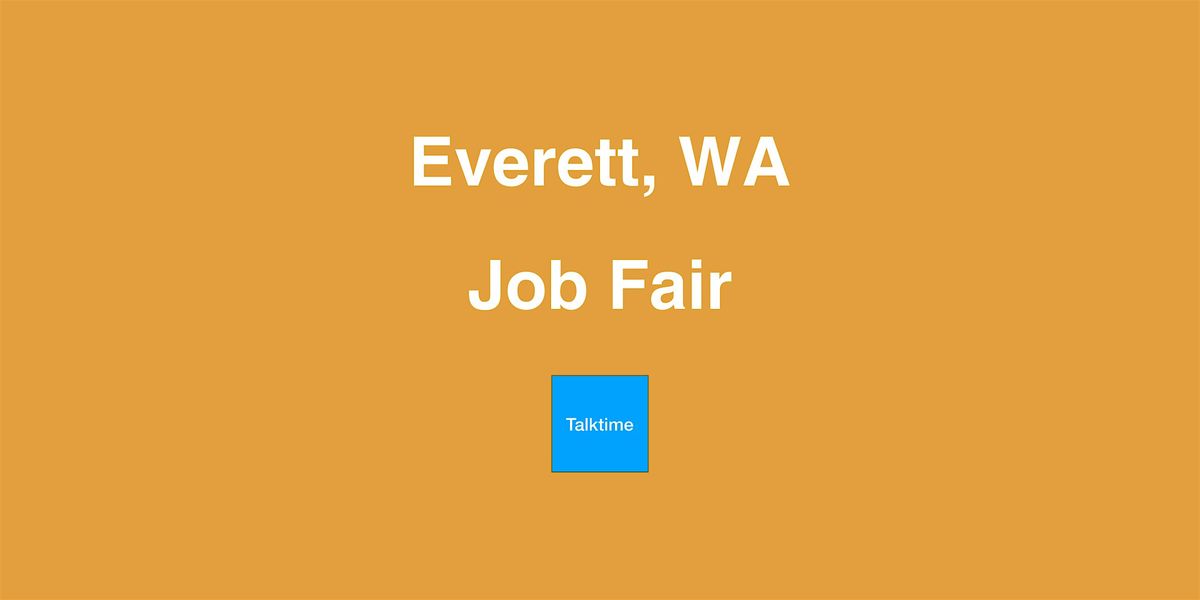 Job Fair - Everett