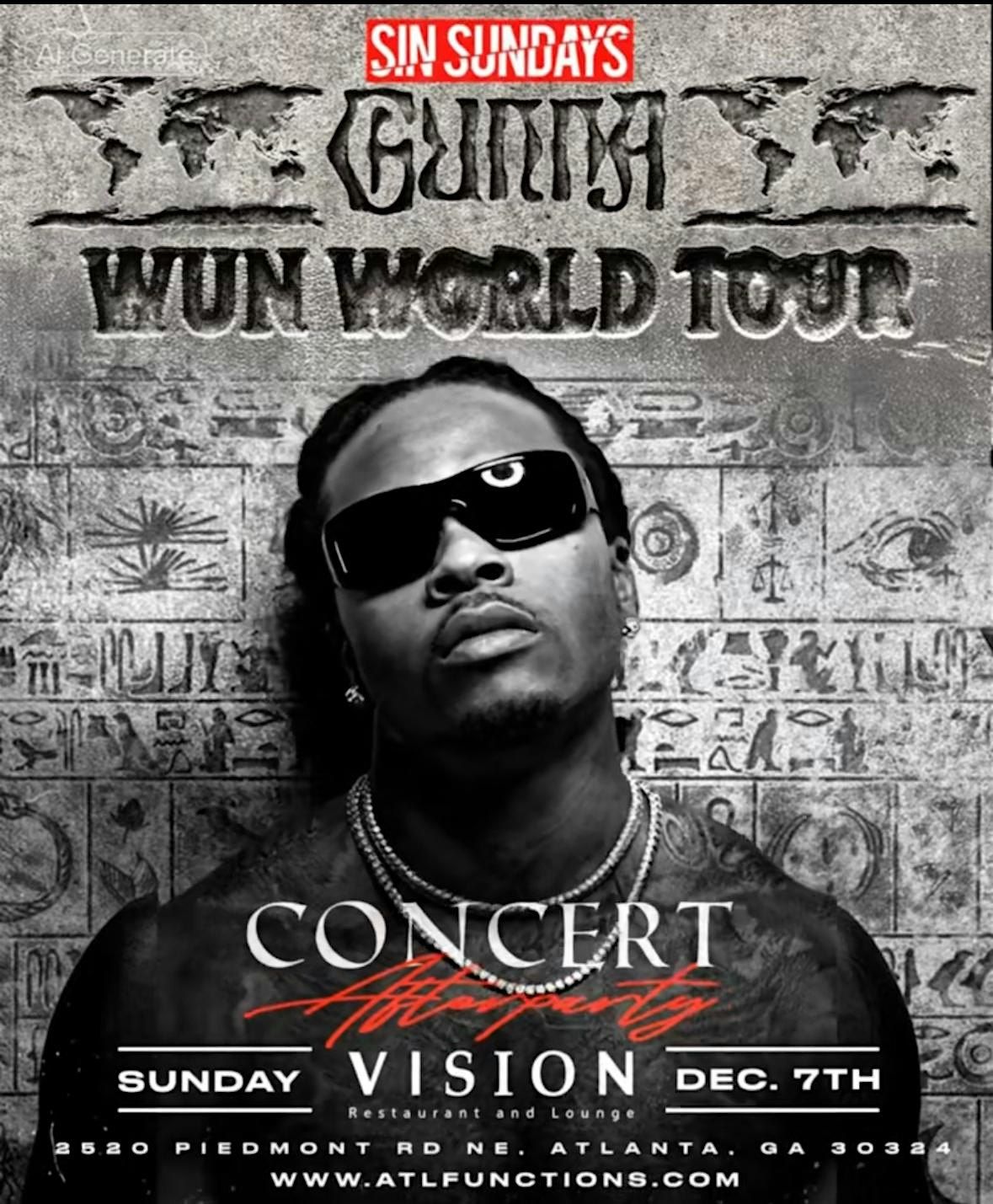 Gunna Live Performance GUNNA CONCERT AFTER PARTY | FREE ENTRY W/RSVP, Vision Lounge, Atlanta ...