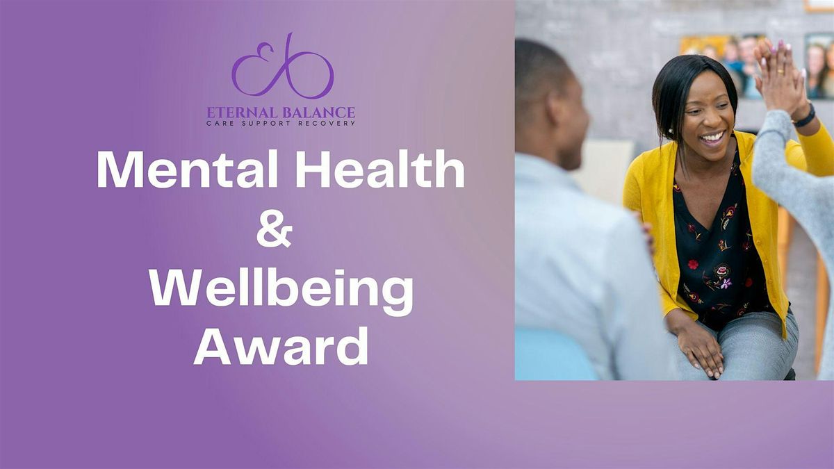SQA Mental Health and Wellbeing Award SCQF level 4\/5 (3 Day Event)