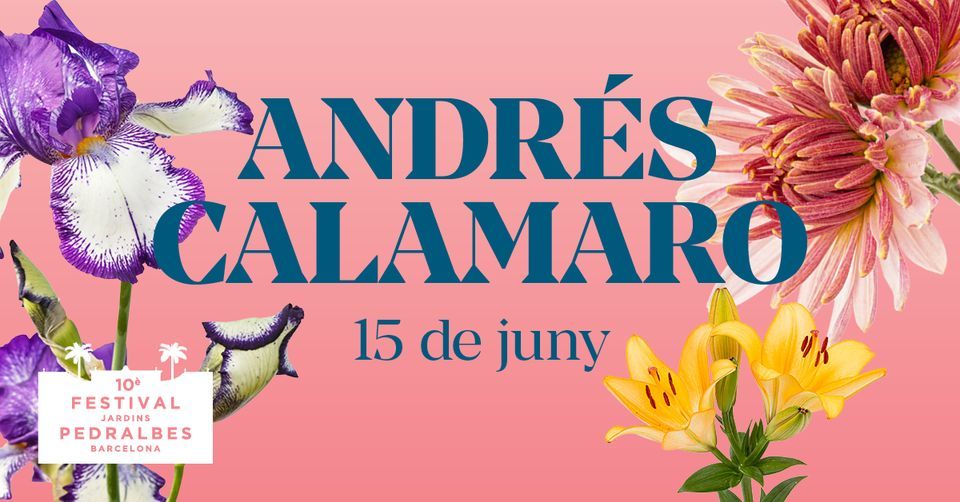 Andr\u00e9s Calamaro - 10\u00e8 Festival Jardins Pedrales