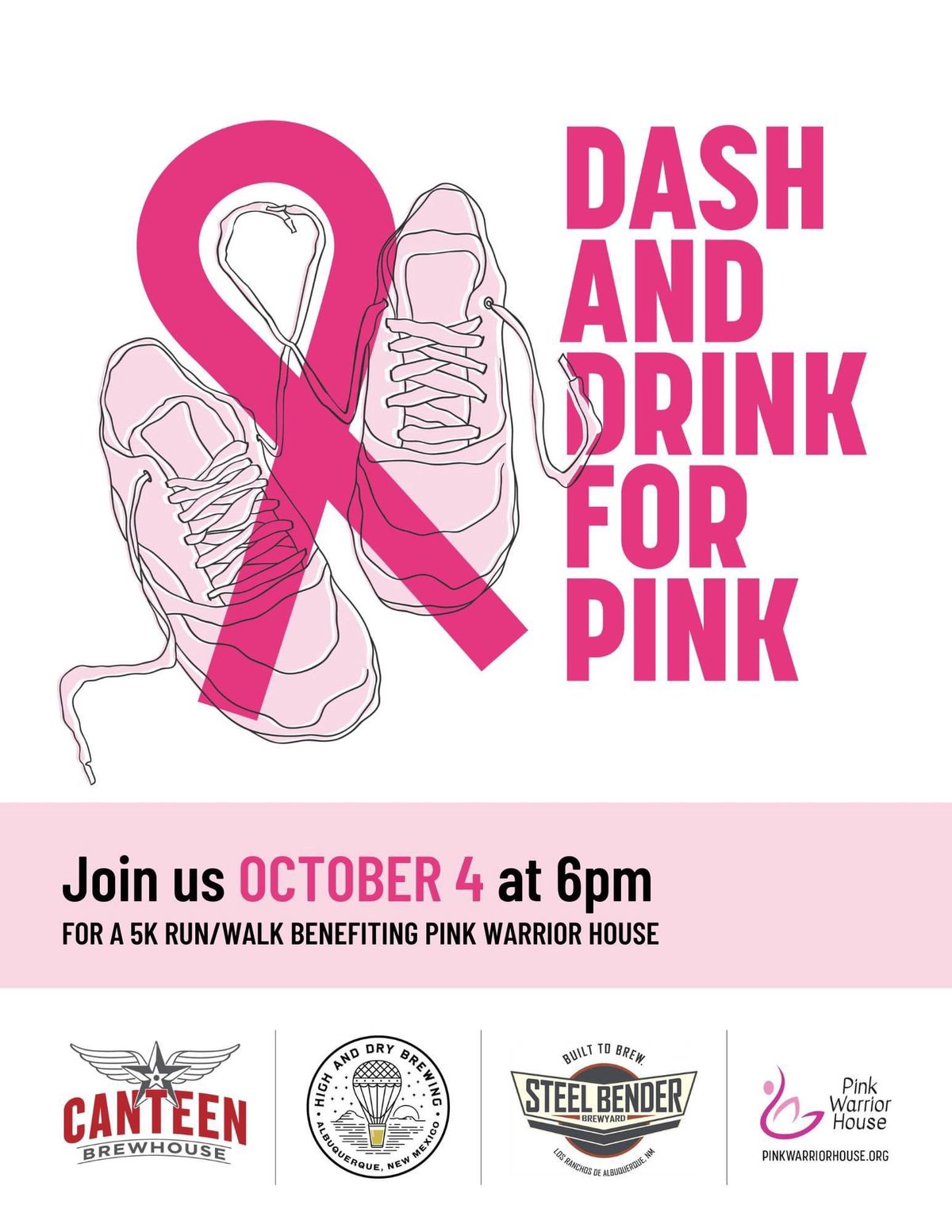 Dash and Drink for Pink 5k 