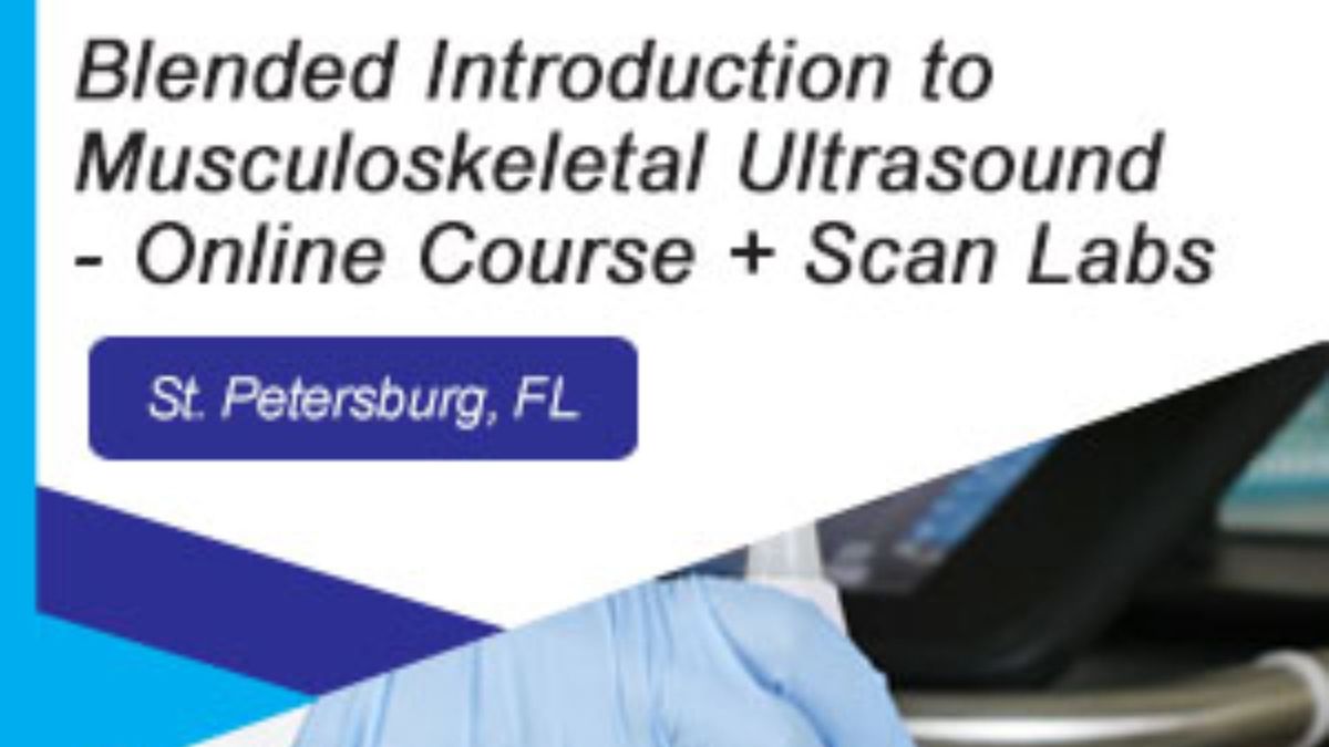 Introduction to Musculoskeletal Ultrasound - Blended Course