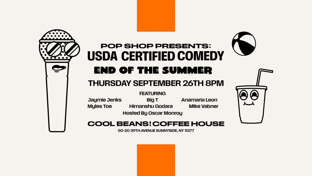 Pop Shop Presents: USDA Certified Comedy