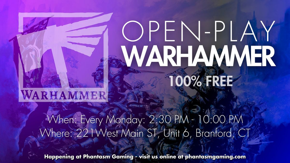 FREE Open-Play Warhammer