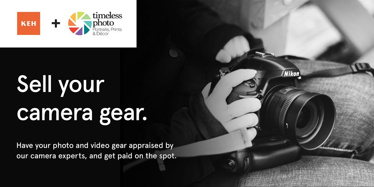 Sell your camera gear (free event) at Timeless Photo