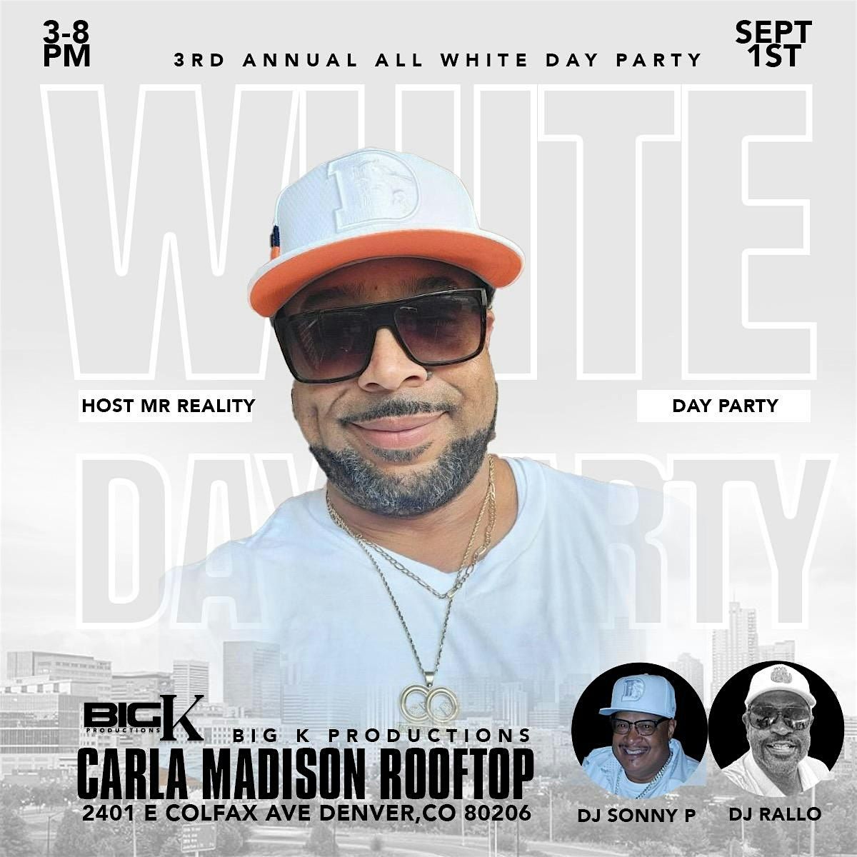 3rd Annual ALL WHITE DAY PARTY