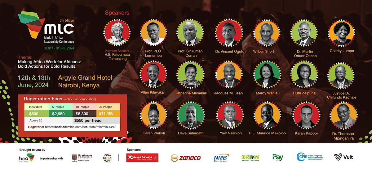 The 6th Made in Africa Leadership Conference: Kenya-Hybrid 2024