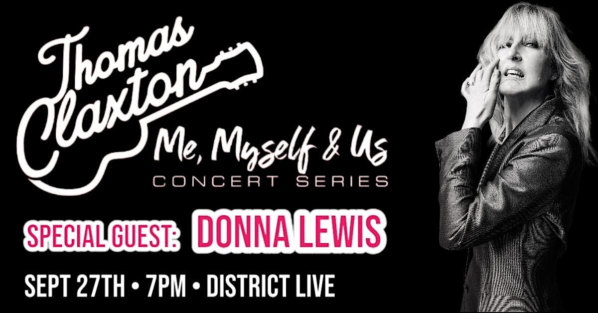 Me, Myself, & Us Concert Series: Donna Lewis w\/ special guest Tony Franklin