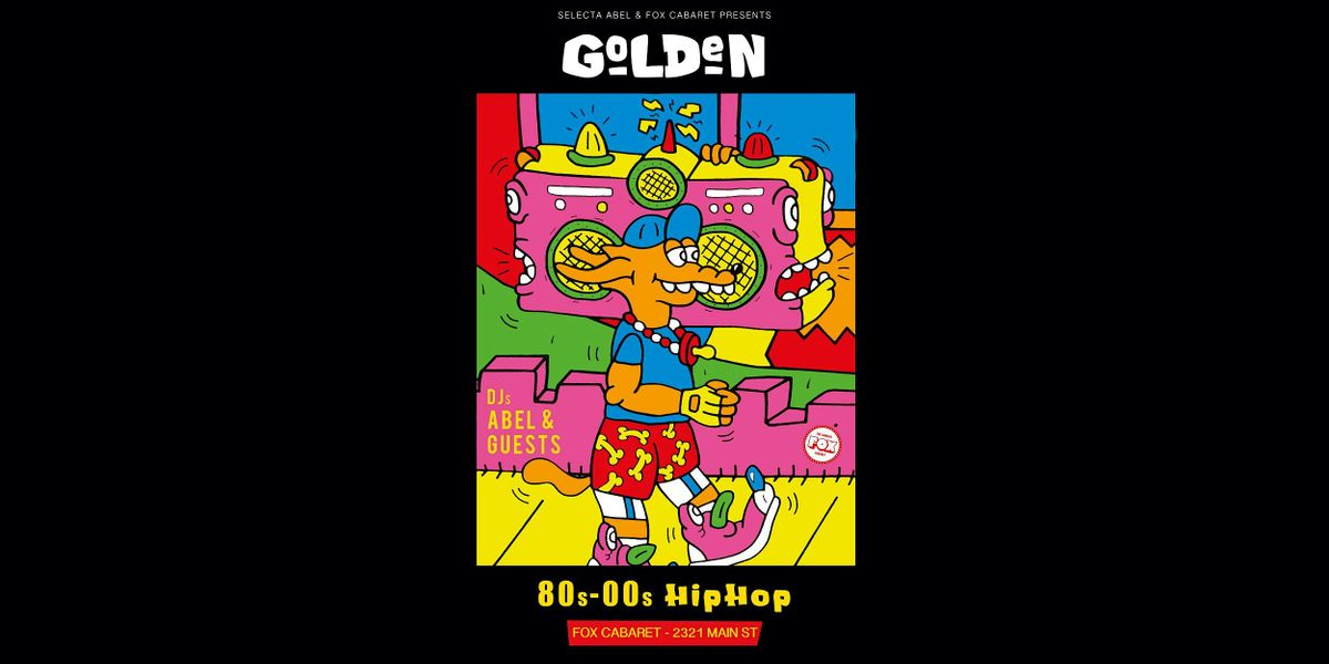 GOLDEN: 80s\/90s\/00s Hip Hop Dance Party