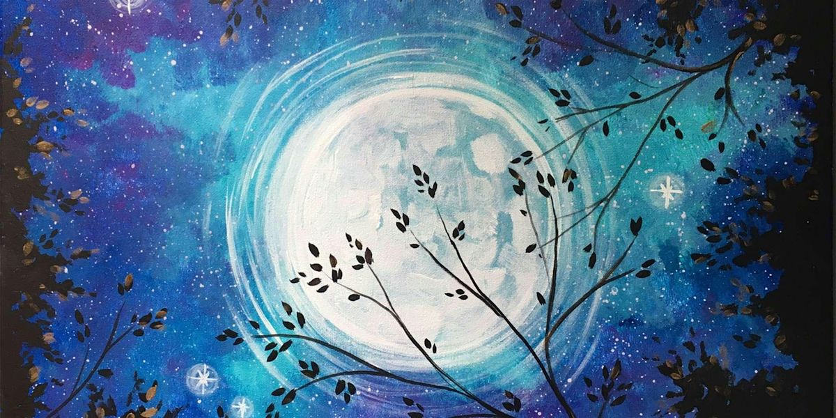 Moon Gazing - Paint and Sip by Classpop!\u2122