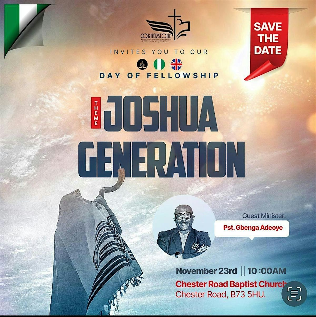 Cornerstone Association of Nigerian Adventists Youth Day UK