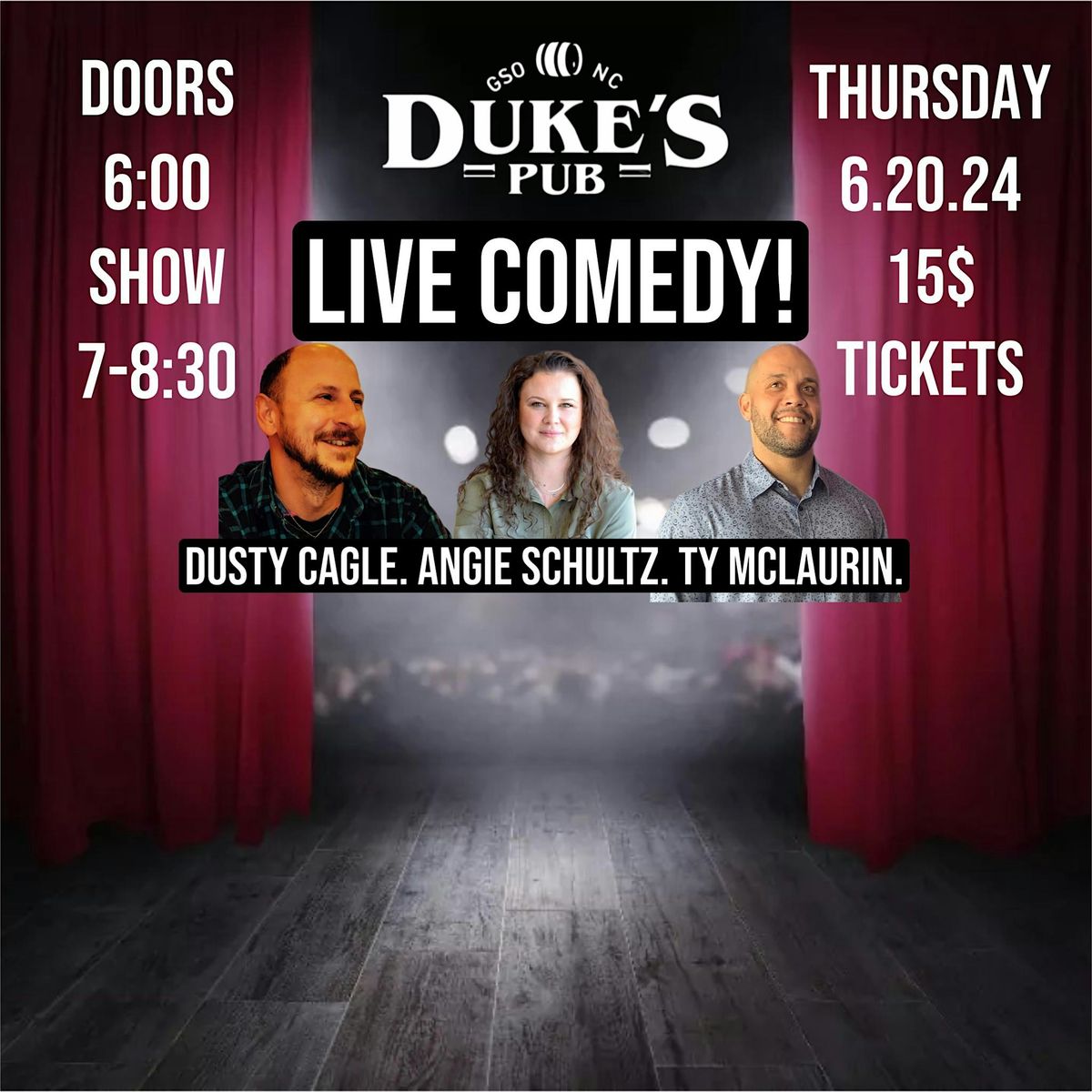 Comedy Night 2 at Duke\u2019s Pub