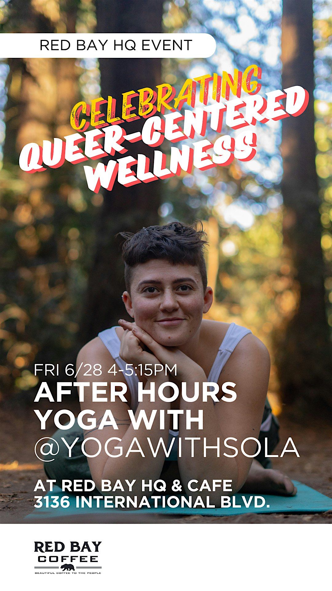 Queer Yoga with Sola Habibi at Red Bay Coffee