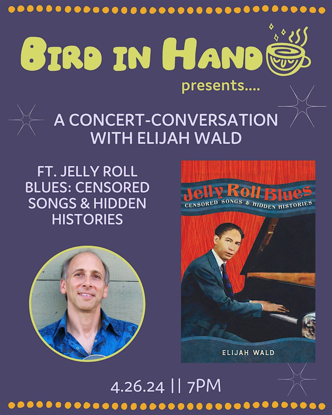 A Concert-Conversation with Elijah Wald: Jelly Roll Blues