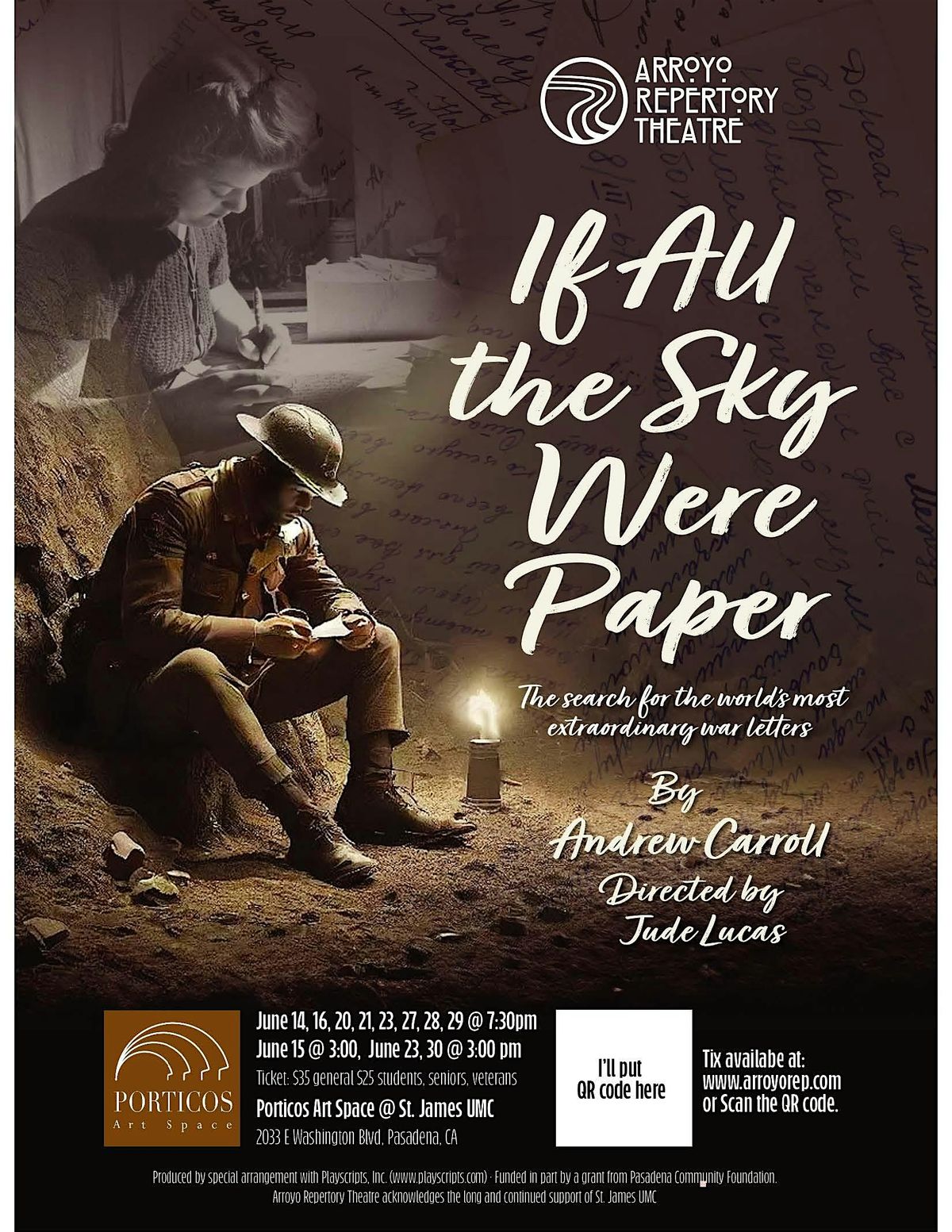 If All The Sky Were Paper by bestselling author Andrew Carroll