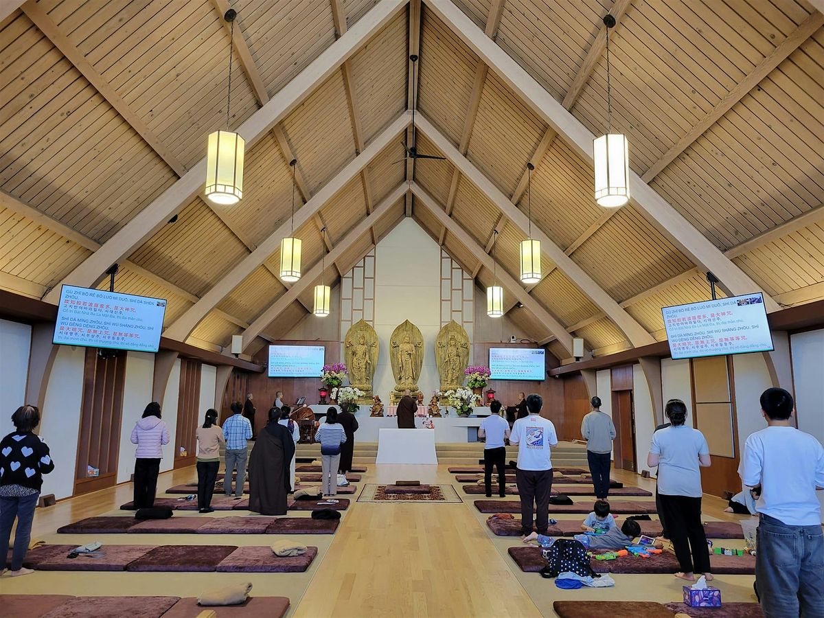 Join Our Sunday Dharma Assembly: Buddhist Chanting Session with Sangha