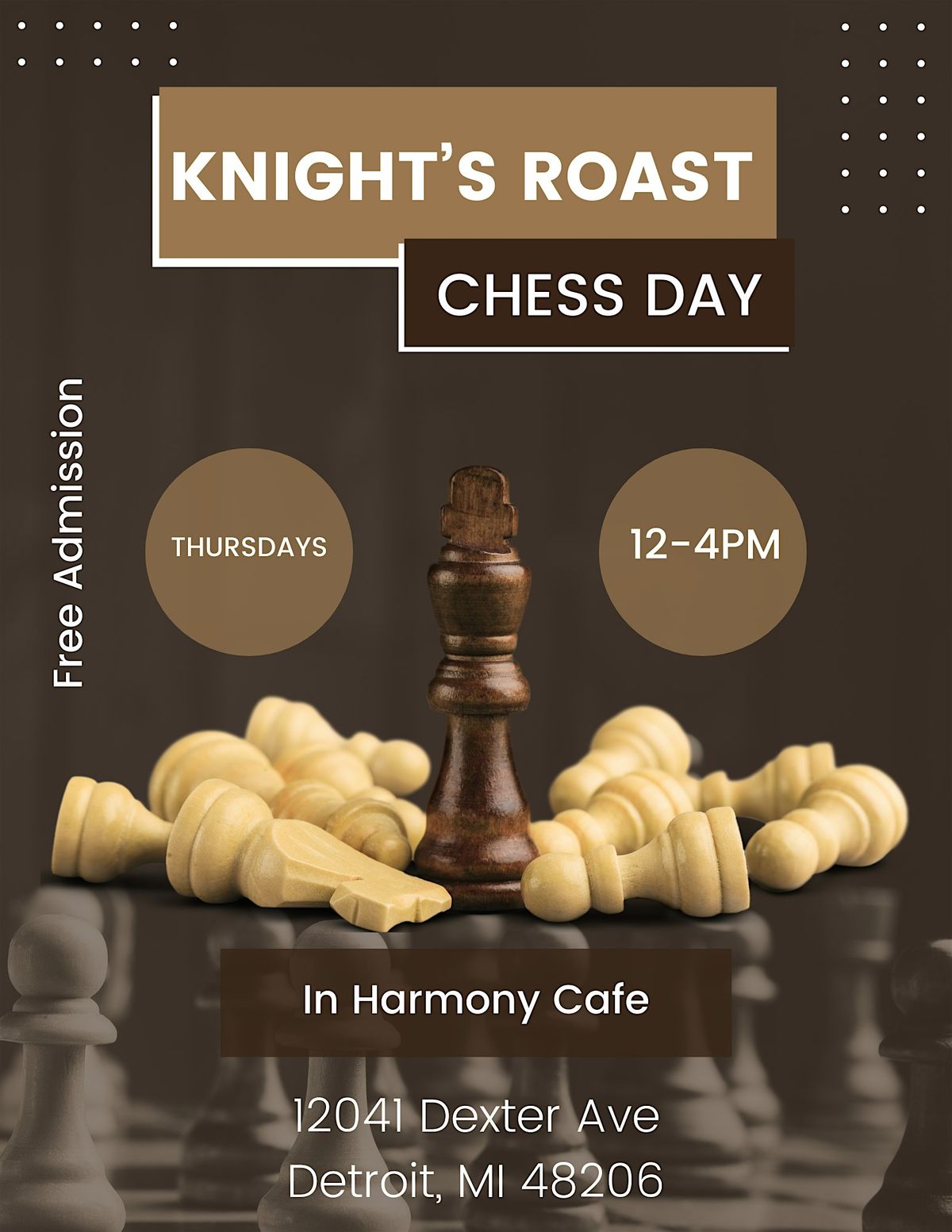 Knight's Roast Chess Day @ In Harmony Cafe