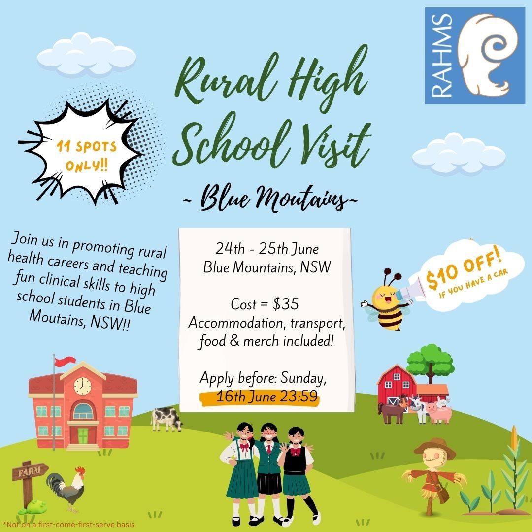 RAHMS Rural High School Visit - Blue Mountains