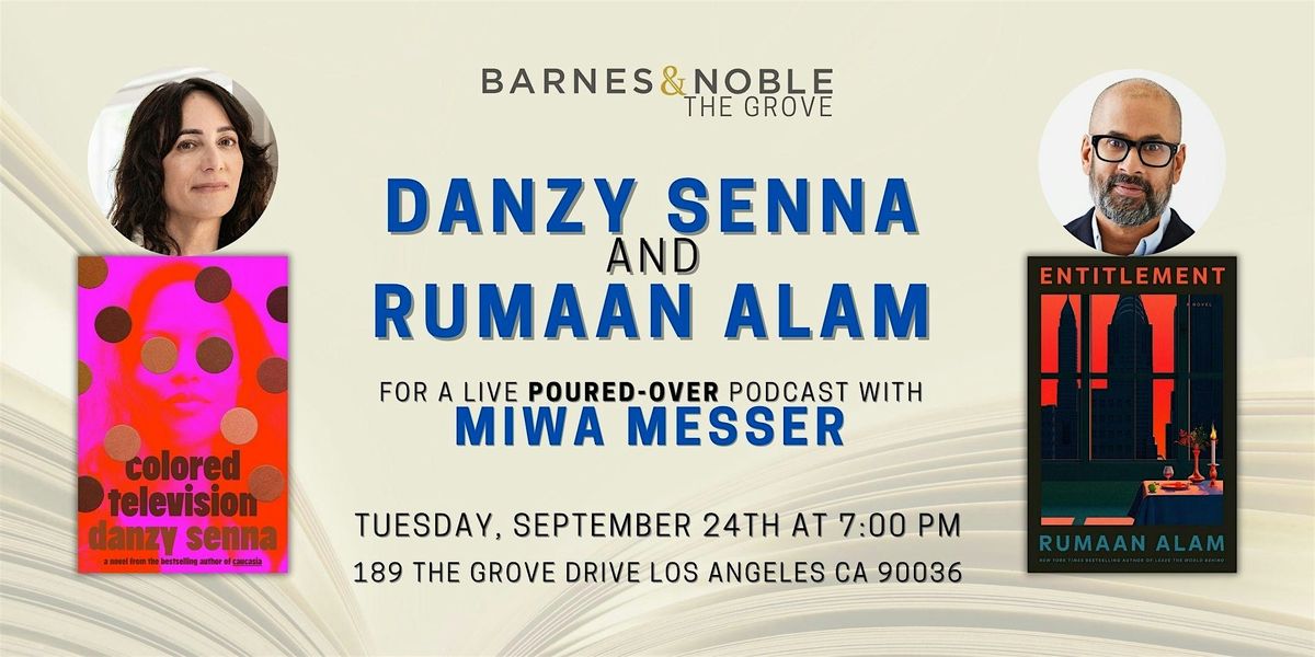 Danzy Senna & Rumaan Alam for a Poured Over Podcast live taping