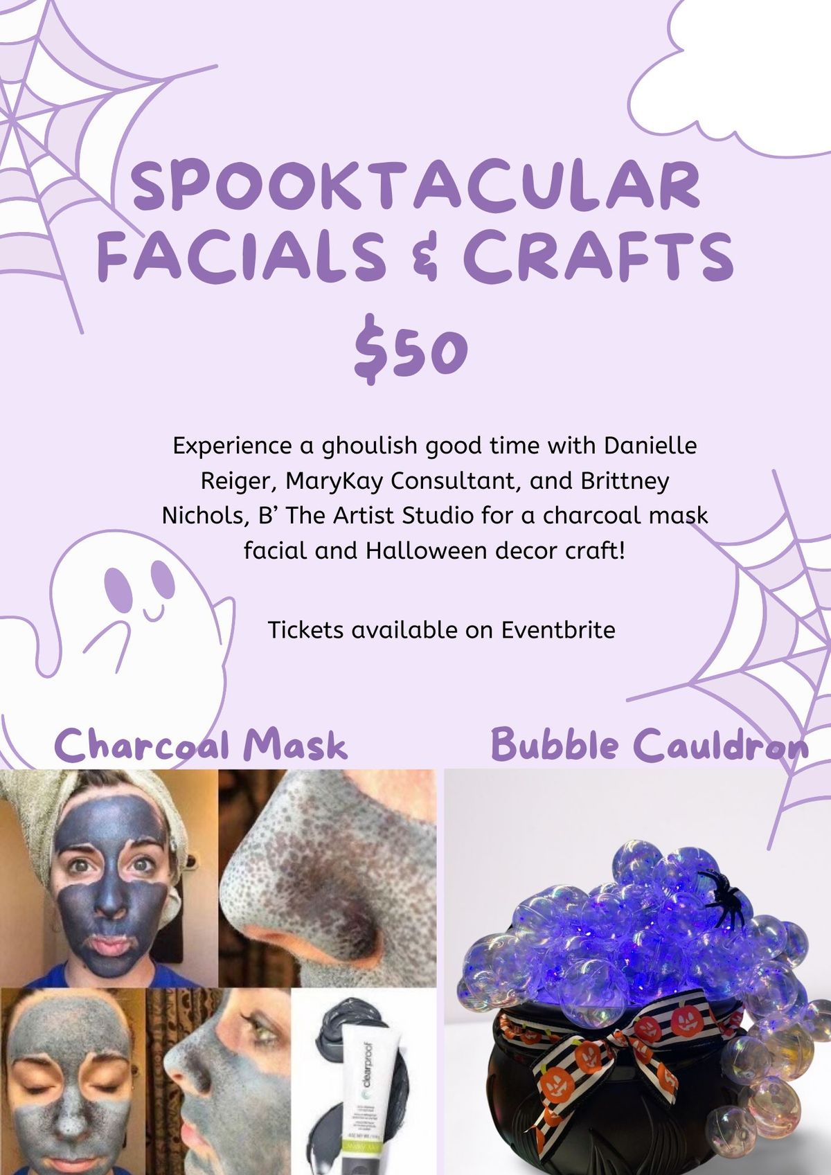 Spooktacular Facials & Crafts