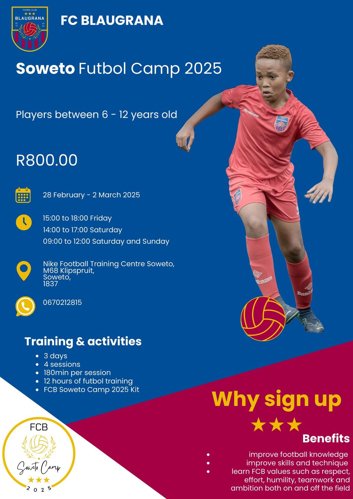 Shapa Soweto Futbol Camp 2025