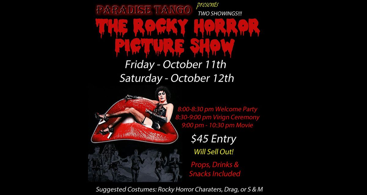 Rocky Horror Picture Show: Virgin Ceremony, Props, Drinks & Snacks Included