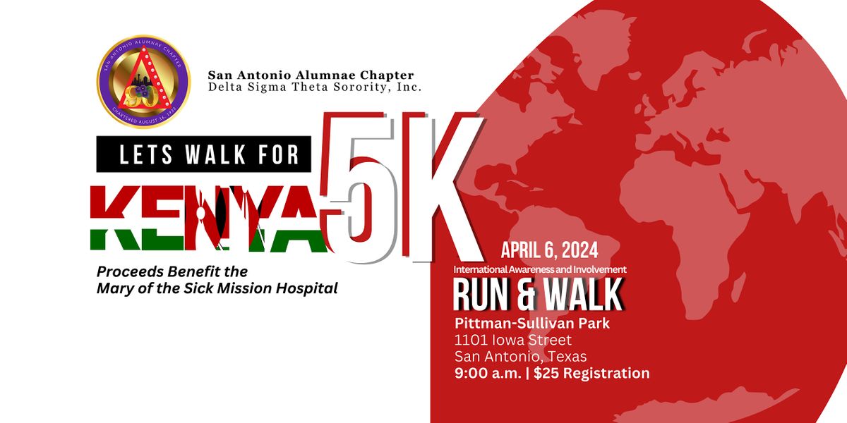 \u201cLet\u2019s Walk for Kenya\u201d (3rd Annual 5K Walk\/Run)