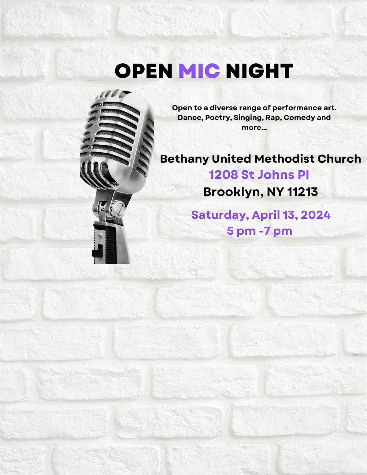 Open Mic Night