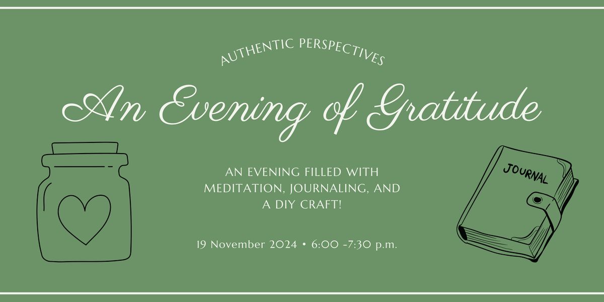 An Evening of Gratitude