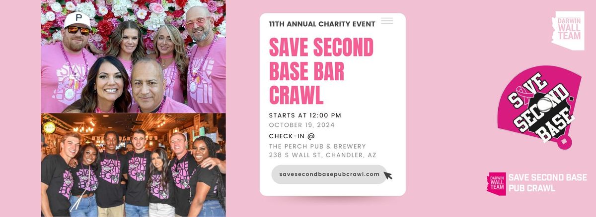 Save Second Base Pub Crawl | 11th Annual