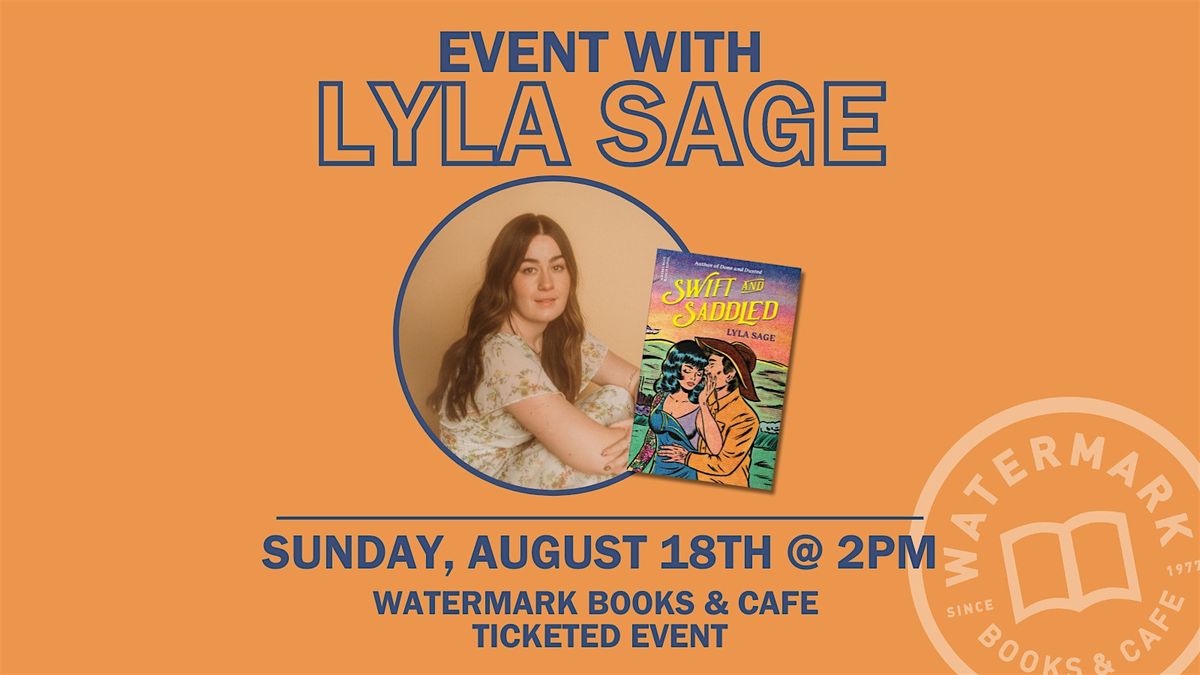 Lyla Sage at Watermark Books & Cafe