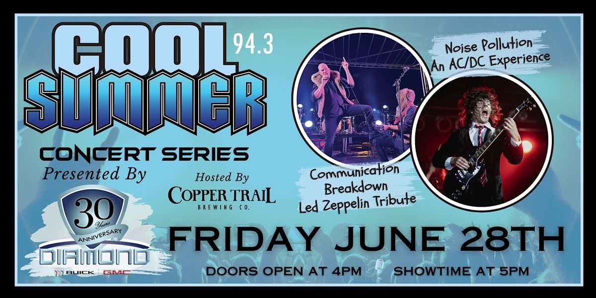 COOL Summer Concert Series 2024 - Led Zeppelin & AC\/DC Tributes