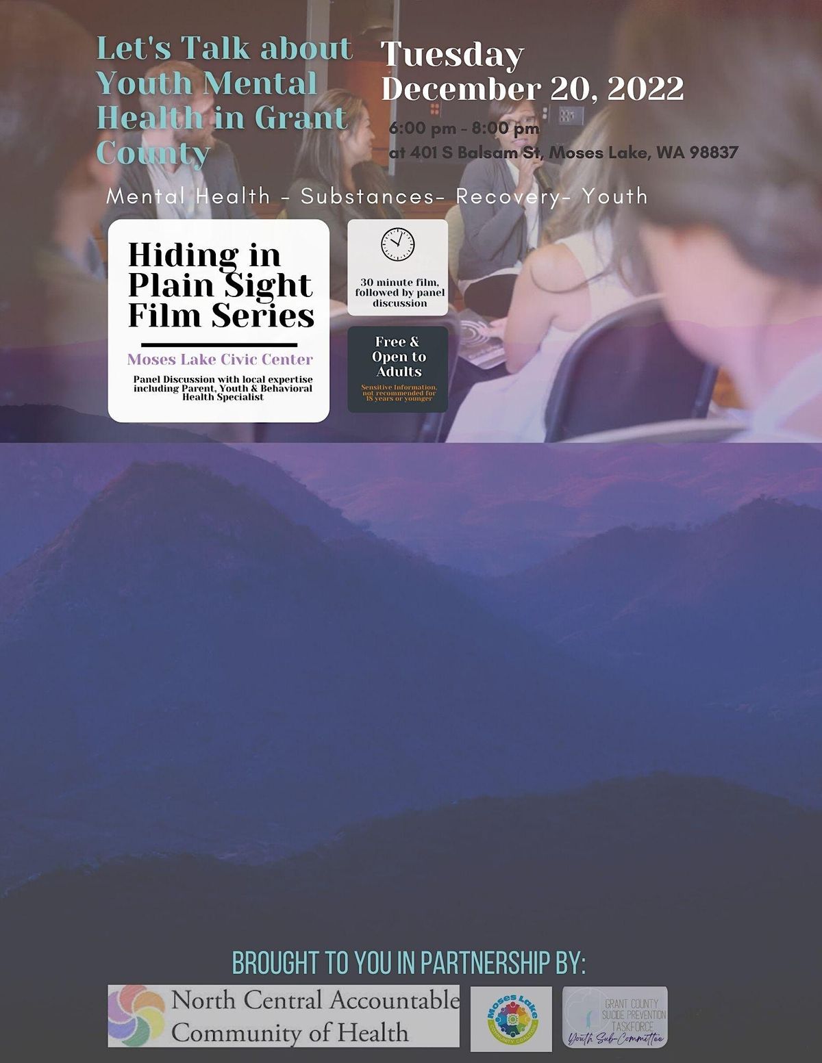 Hiding in Plain Sight Film ShowingLets Talk about Youth Mental Health