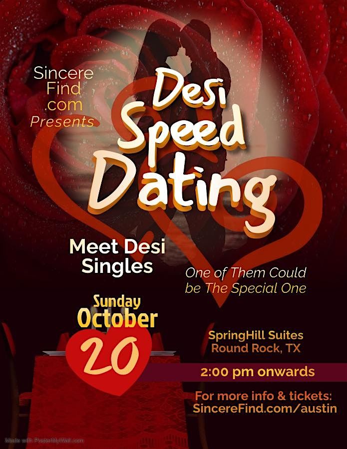 Austin Desi Speed Dating (Ages 21-35)