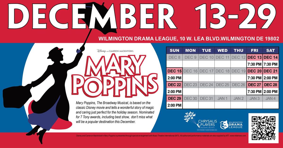 Disney & Cameron Macintosh's Mary Poppins at Wilmington Drama League