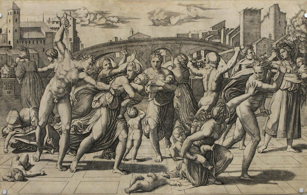 Art in Focus: Marcantonio Raimondi and Raphael, Massacre of the Innocents