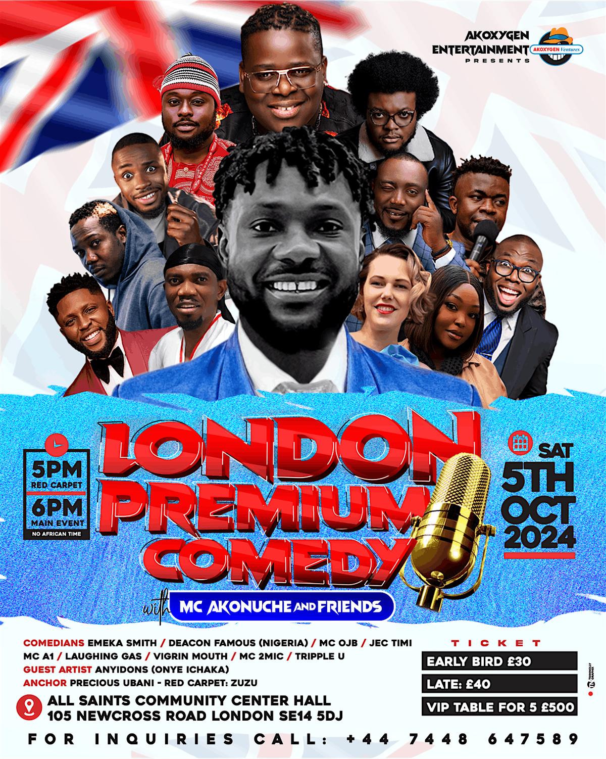 LONDON PREMIUM COMEDY with MC AKONUCHE